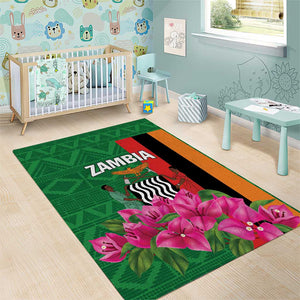 Icitungu ca Zambia Area Rug Africa Bougainvillea