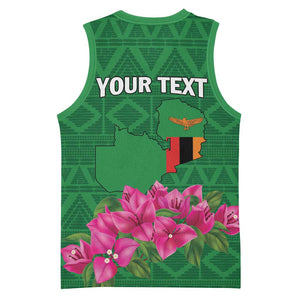 Personalized Icitungu ca Zambia Basketball Jersey Africa Bougainvillea LT01