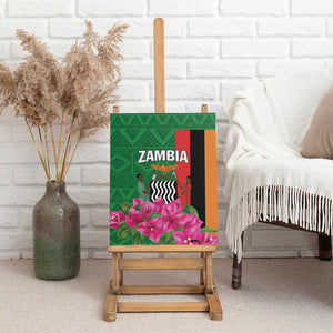 Icitungu ca Zambia Canvas Wall Art Africa Bougainvillea