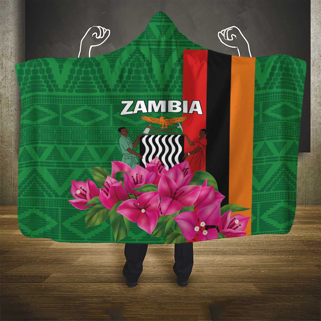 Icitungu ca Zambia Hooded Blanket Africa Bougainvillea