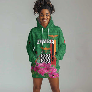 Personalized Icitungu ca Zambia Hoodie Dress Africa Bougainvillea