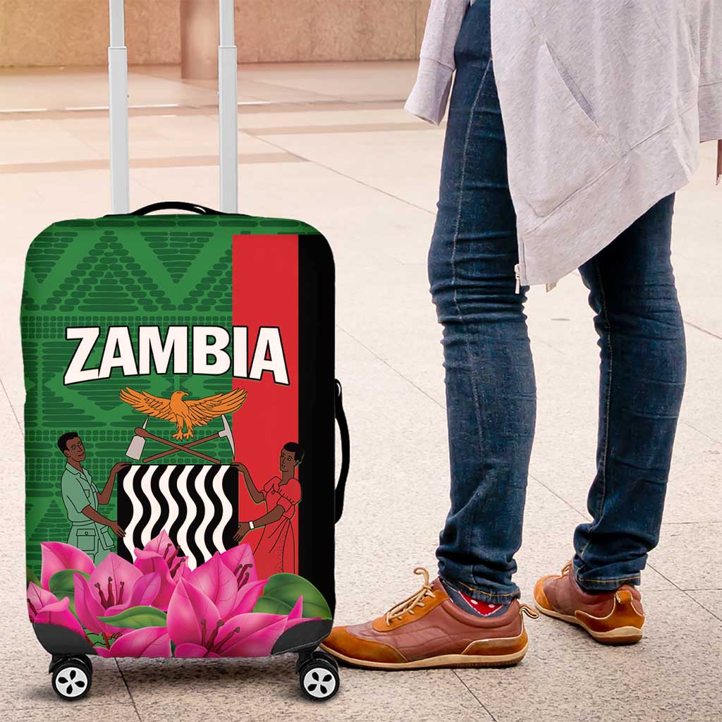 Icitungu ca Zambia Luggage Cover Africa Bougainvillea