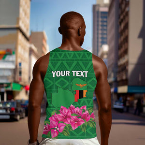 Personalized Icitungu ca Zambia Men Tank Top Africa Bougainvillea