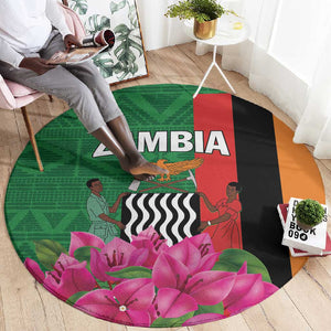 Icitungu ca Zambia Round Carpet Africa Bougainvillea