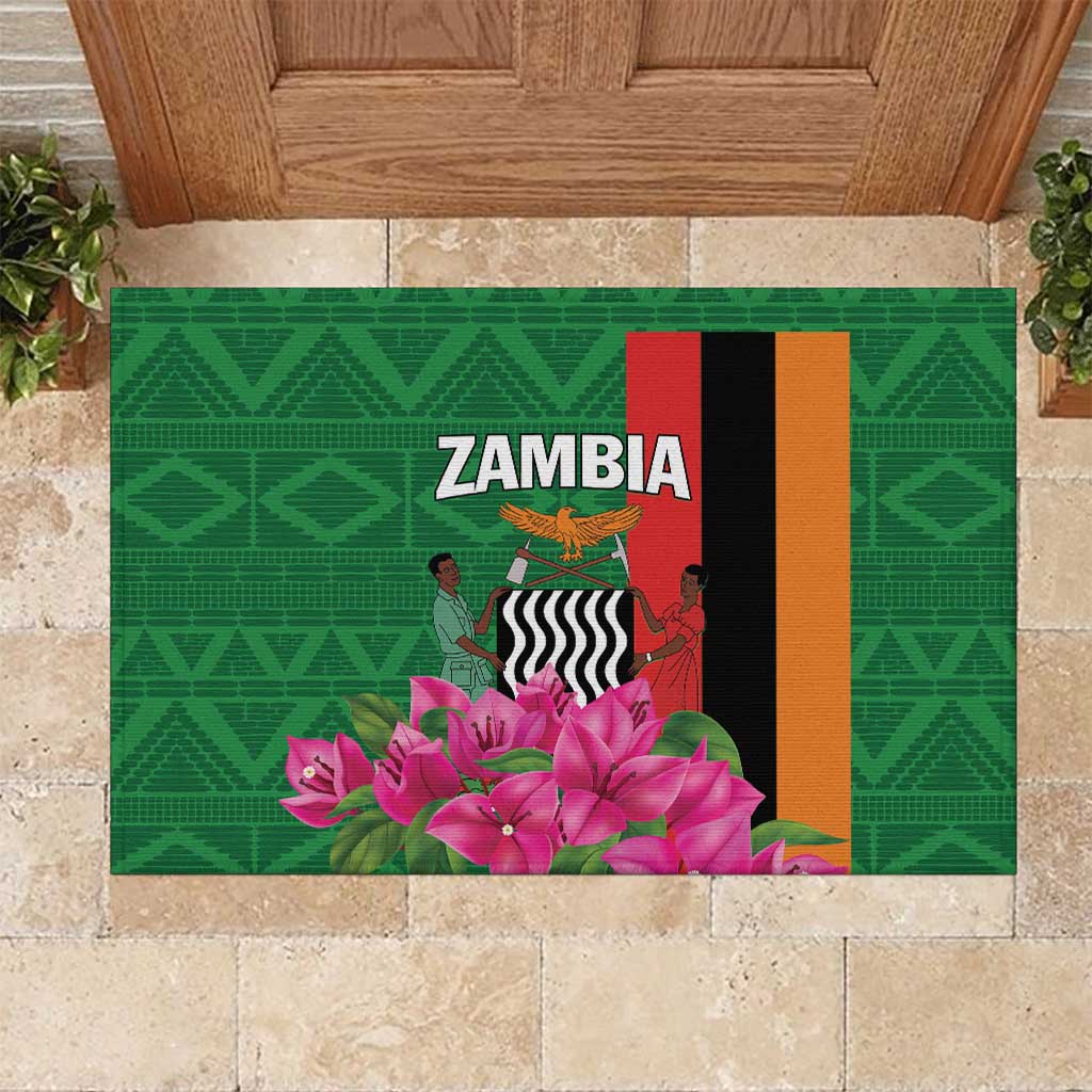 Icitungu ca Zambia Rubber Doormat Africa Bougainvillea