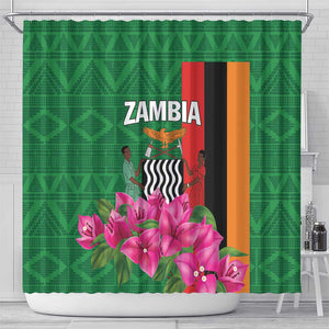 Icitungu ca Zambia Shower Curtain Africa Bougainvillea