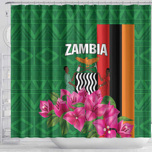 Icitungu ca Zambia Shower Curtain Africa Bougainvillea