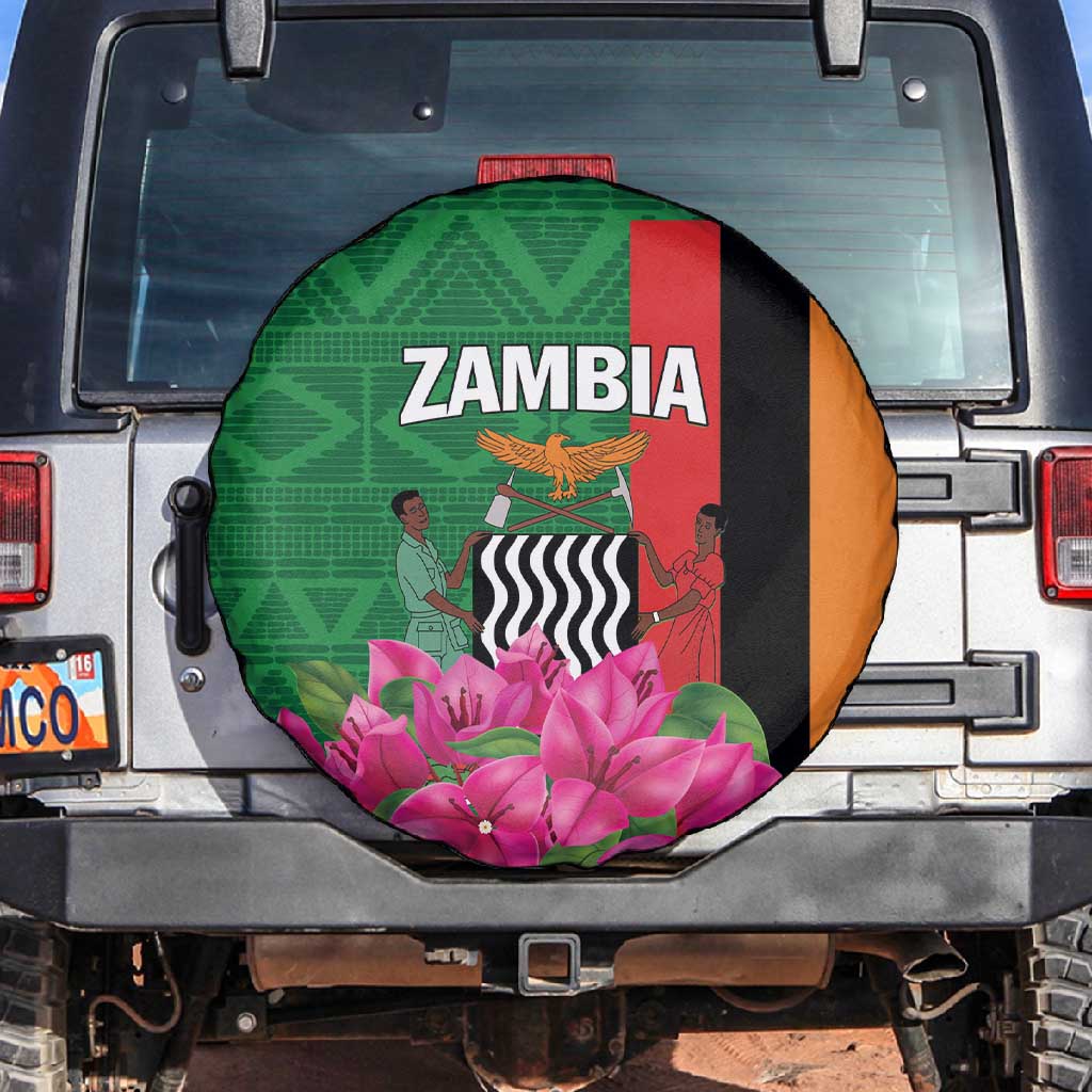 Icitungu ca Zambia Spare Tire Cover Africa Bougainvillea