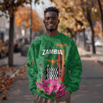Personalized Icitungu ca Zambia Sweatshirt Africa Bougainvillea