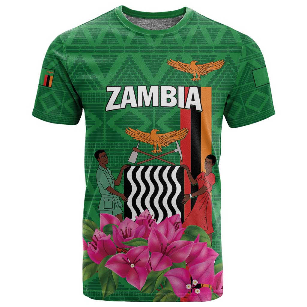 Personalized Icitungu ca Zambia T shirt Africa Bougainvillea