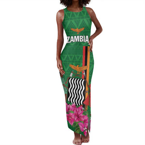 Personalized Icitungu ca Zambia Tank Maxi Dress Africa Bougainvillea