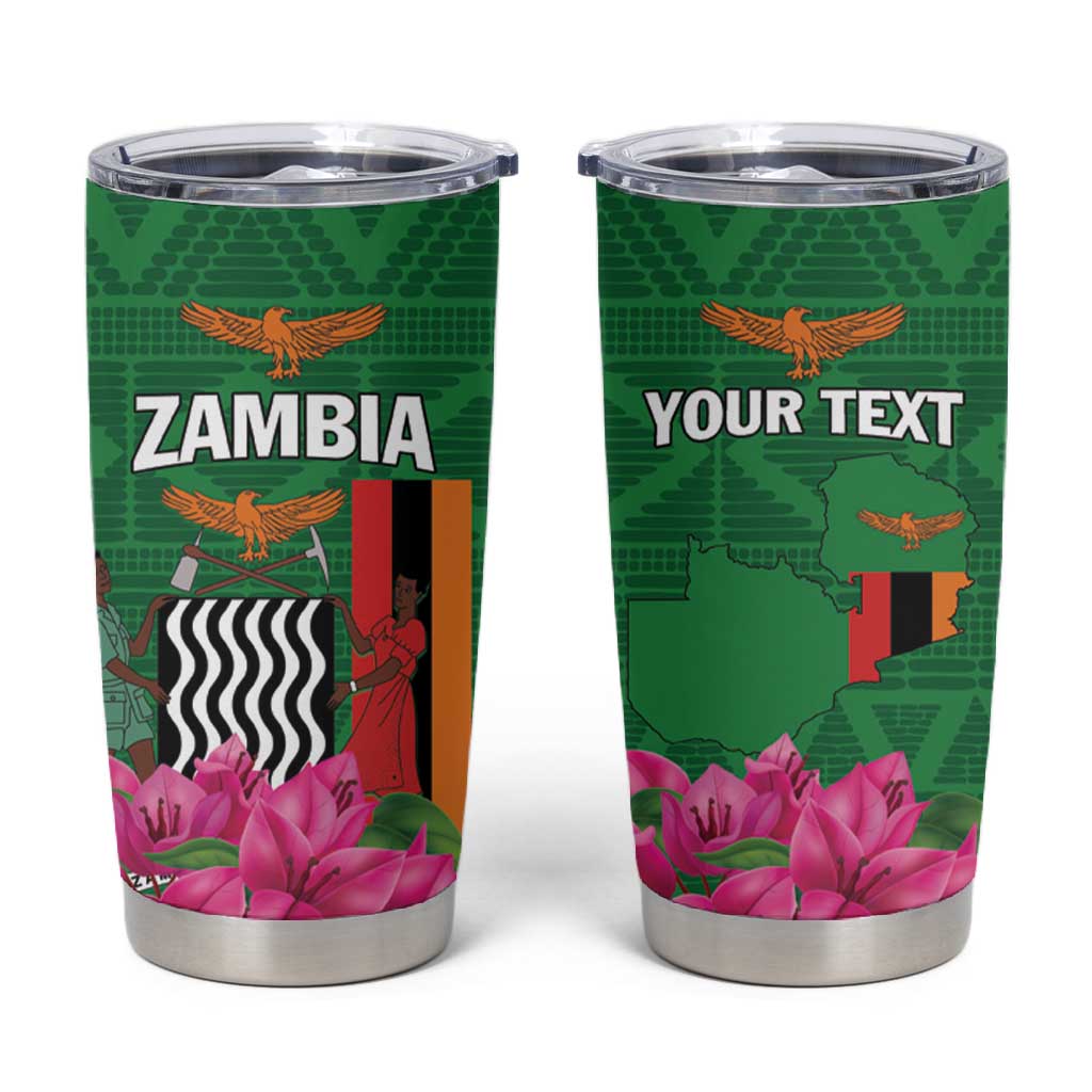 Personalized Icitungu ca Zambia Tumbler Cup Africa Bougainvillea