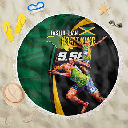 Proud of Jamaican Beach Blanket Faster Than Lightning-9.58 Seconds - African Pride