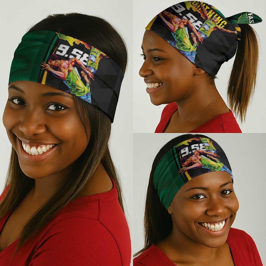 Proud of Jamaican Neck Gaiter Faster Than Lightning-9.58 Seconds LT03