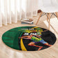 Proud of Jamaican Round Carpet Faster Than Lightning-9.58 Seconds - African Pride