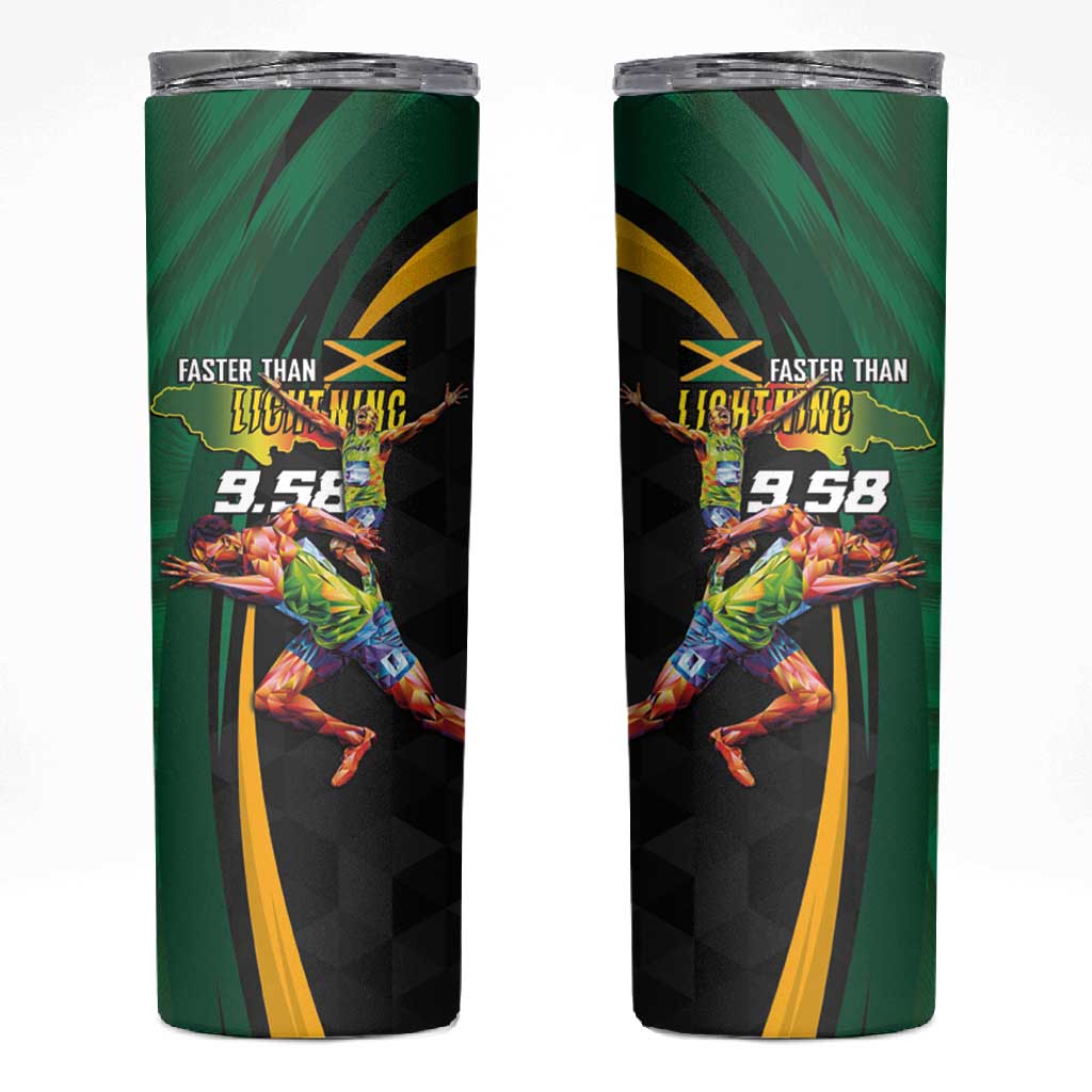 Proud of Jamaican Skinny Tumbler Faster Than Lightning-9.58 Seconds - African Pride