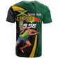Proud of Jamaican T shirt Faster Than Lightning-9.58 Seconds - African Pride