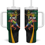 Proud of Jamaican Tumbler With Handle Faster Than Lightning-9.58 Seconds - African Pride