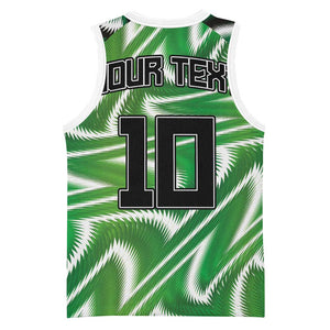 Custom Nigeria Football Basketball Jersey Sporty Super Eagles LT03