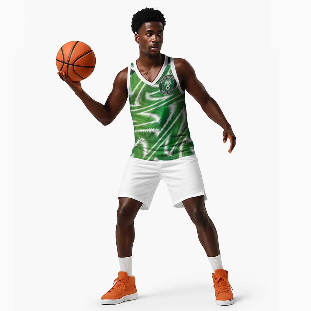 Custom Nigeria Football Basketball Jersey Sporty Super Eagles LT03