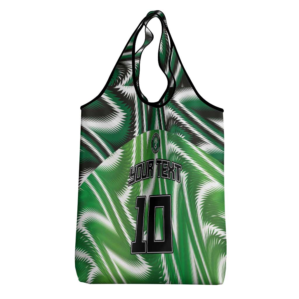 Custom Nigeria Football Grocery Bag Sporty Super Eagles
