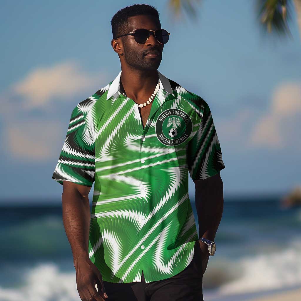 Custom Nigeria Football Hawaiian Shirt Sporty Super Eagles