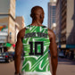 Custom Nigeria Football Men Tank Top Sporty Super Eagles