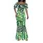 Custom Nigeria Football Mermaid Dress Sporty Super Eagles