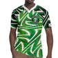 Custom Nigeria Football Rugby Jersey Sporty Super Eagles