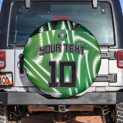 Custom Nigeria Football Spare Tire Cover Sporty Super Eagles