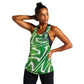 Custom Nigeria Football Women Racerback Tank Sporty Super Eagles
