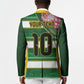 Custom South Africa Football Blazer King Protea with African Heritage Stripes Style