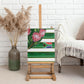 South Africa Football Canvas Wall Art King Protea with African Heritage Stripes Style