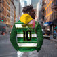 Custom South Africa Football Zip Hoodie King Protea with African Heritage Stripes Style