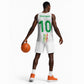 Custom Senegal Football Basketball Jersey Tricolor African Stripes Motif Sporty Style LT03