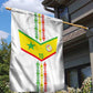 Custom Senegal Football Garden Flag Tricolor African Stripes Motif Sporty Style - African Pride