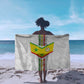 Custom Senegal Football Sarong Tricolor African Stripes Motif Sporty Style - African Pride