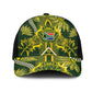 South Africa Rugby Mesh Trucker Cap Springbok with King Protea Inspired by African Heritage