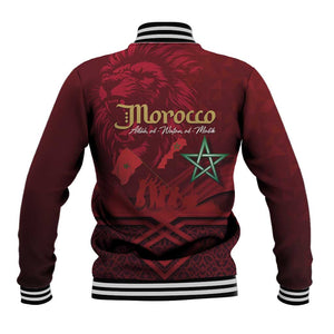 Happy Proclamation of Independence of Morocco Baseball Jacket Barbary Lion's Roar - Fight for Free and Peace