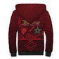 Happy Proclamation of Independence of Morocco Sherpa Hoodie Barbary Lion's Roar - Fight for Free and Peace