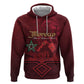 Happy Proclamation of Independence of Morocco Zip Hoodie Barbary Lion's Roar - Fight for Free and Peace