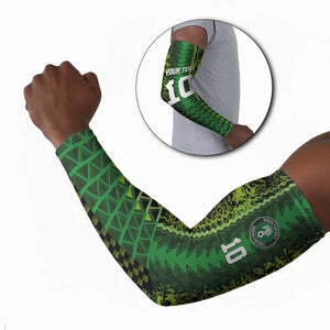 Custom Nigeria Football Arm Sleeves The Naija-Tribal Sporty Style - African Pride