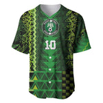 Custom Nigeria Football Baseball Jersey The Naija-Tribal Sporty Style - African Pride