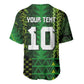 Custom Nigeria Football Baseball Jersey The Naija-Tribal Sporty Style - African Pride
