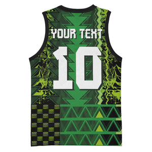 Custom Nigeria Football Basketball Jersey The Naija-Tribal Sporty Style - African Pride