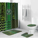 Nigeria Football Bathroom Set The Naija-Tribal Sporty Style - African Pride