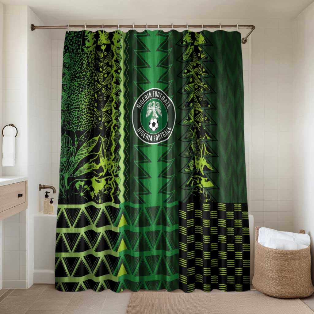 Nigeria Football Bathroom Set The Naija-Tribal Sporty Style - African Pride