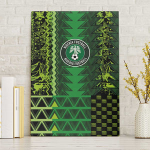 Nigeria Football Canvas Wall Art The Naija-Tribal Sporty Style - African Pride