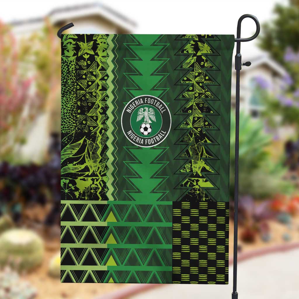 Nigeria Football Garden Flag The Naija-Tribal Sporty Style - African Pride