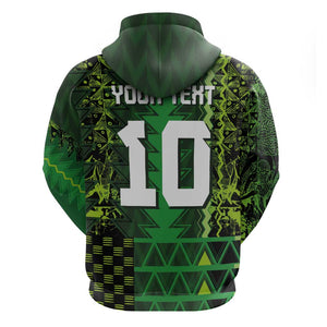 Custom Nigeria Football Hoodie The Naija-Tribal Sporty Style - African Pride